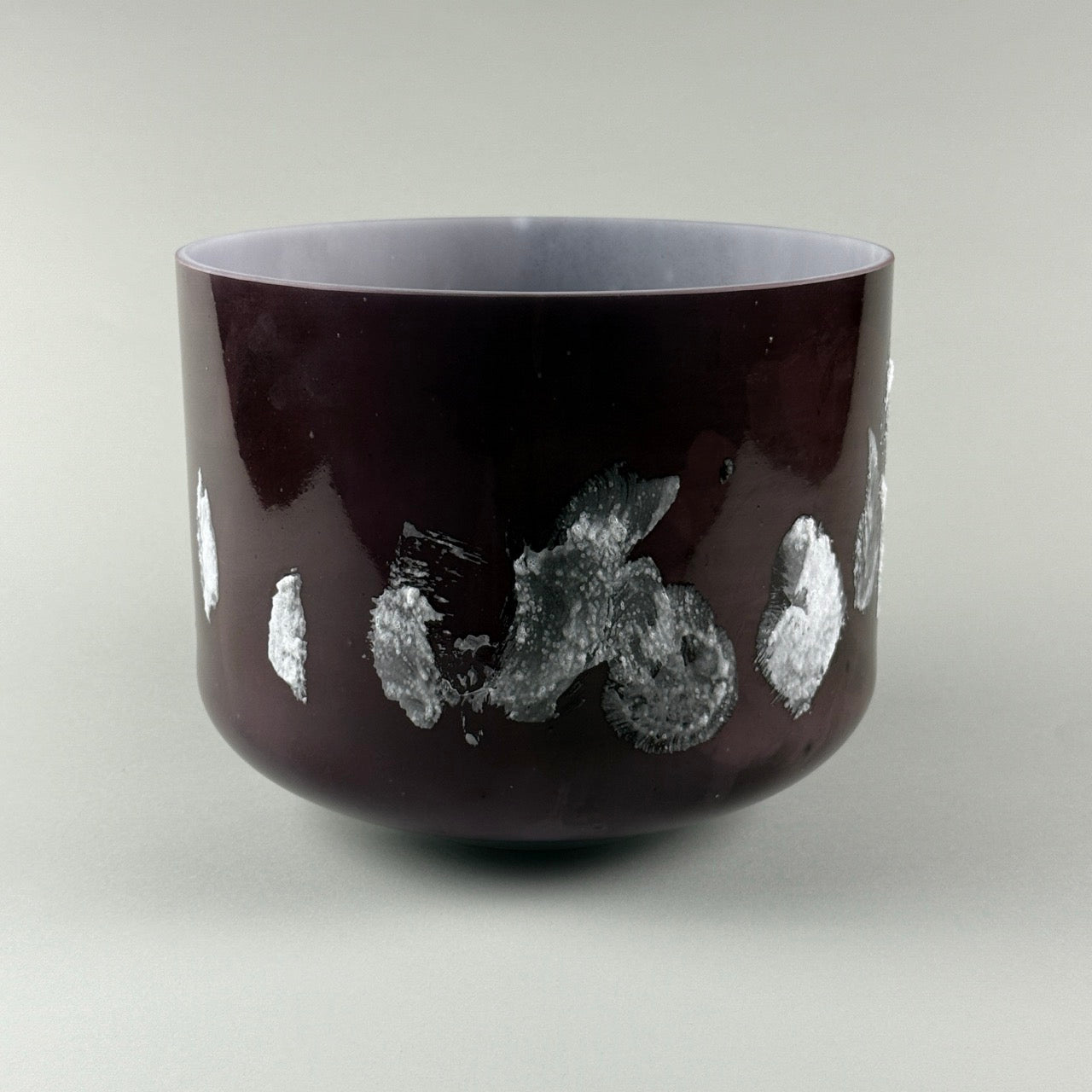 10” C+10 Anchi Frosted Inside Alchemy™ Crystal Bowl (Side View)