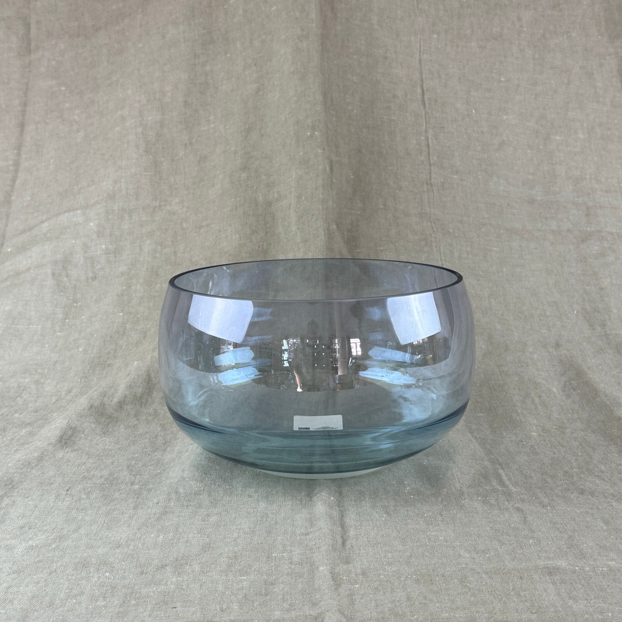 8" G-15 Supergrade Alchemy™ Crystal Temple Bowl, Aqua Aura Gold, Androgynous Indium (Rim) Alchemy™ Crystal Bowl