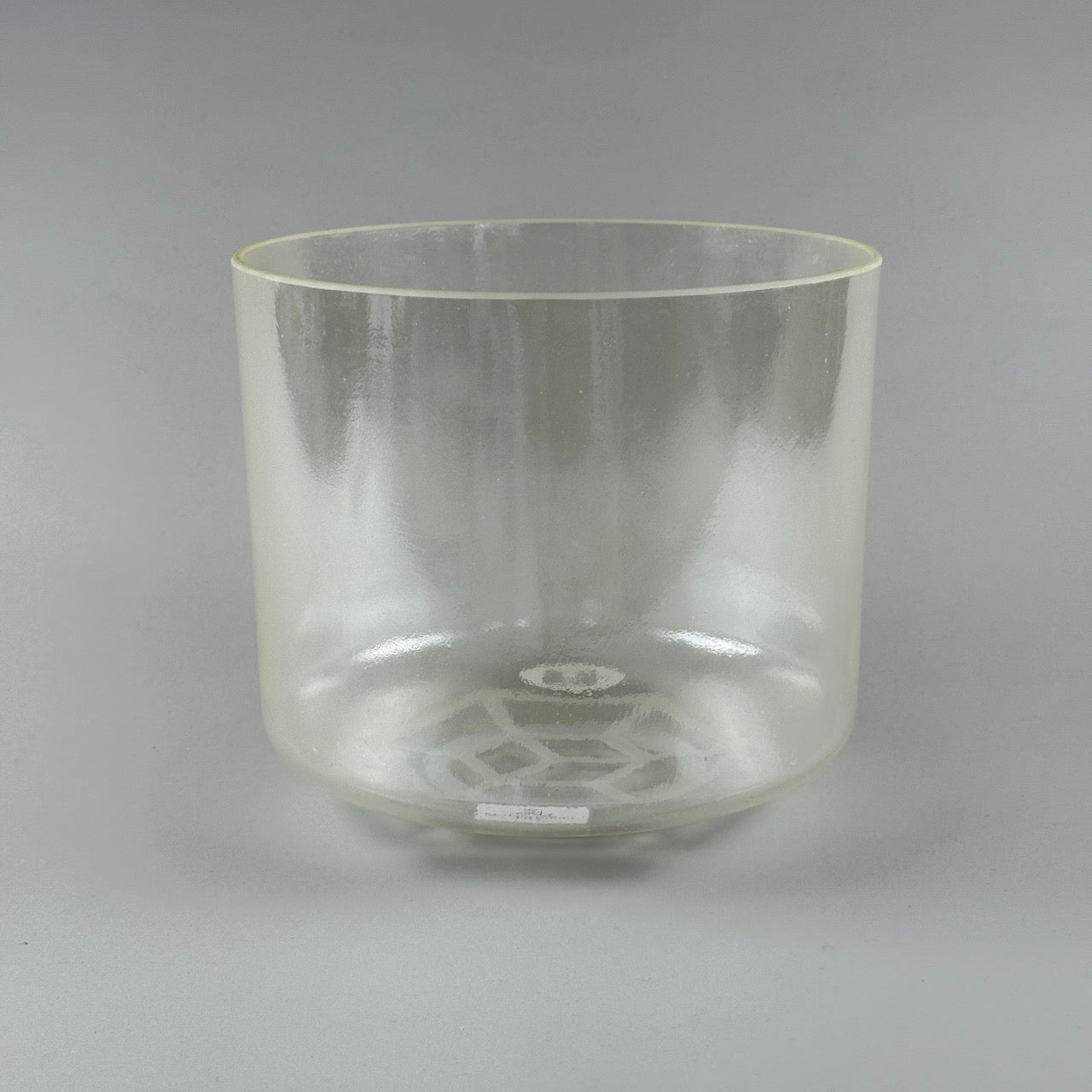 9” A+15 Tesseract Salt, Lemon Aura Gold Alchemy™ Crystal Bowl (Side View)