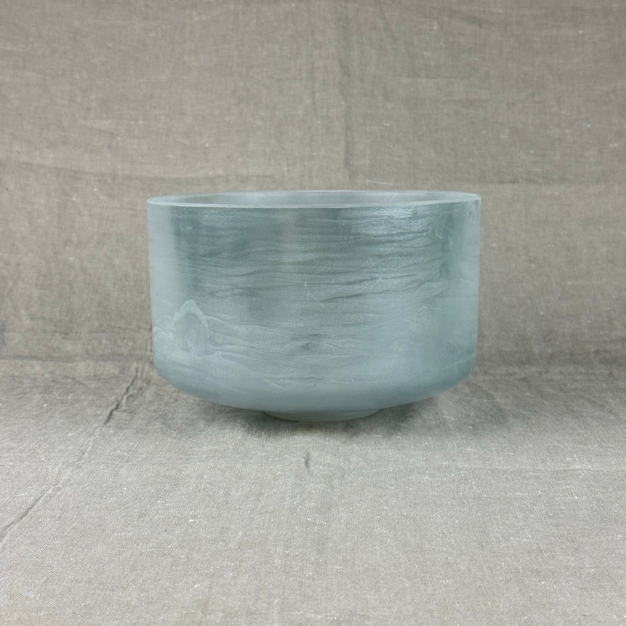 9" E-50 Green Heart Aura Gold, Great Salt Lake Salt Alchemy™ Crystal Bowl