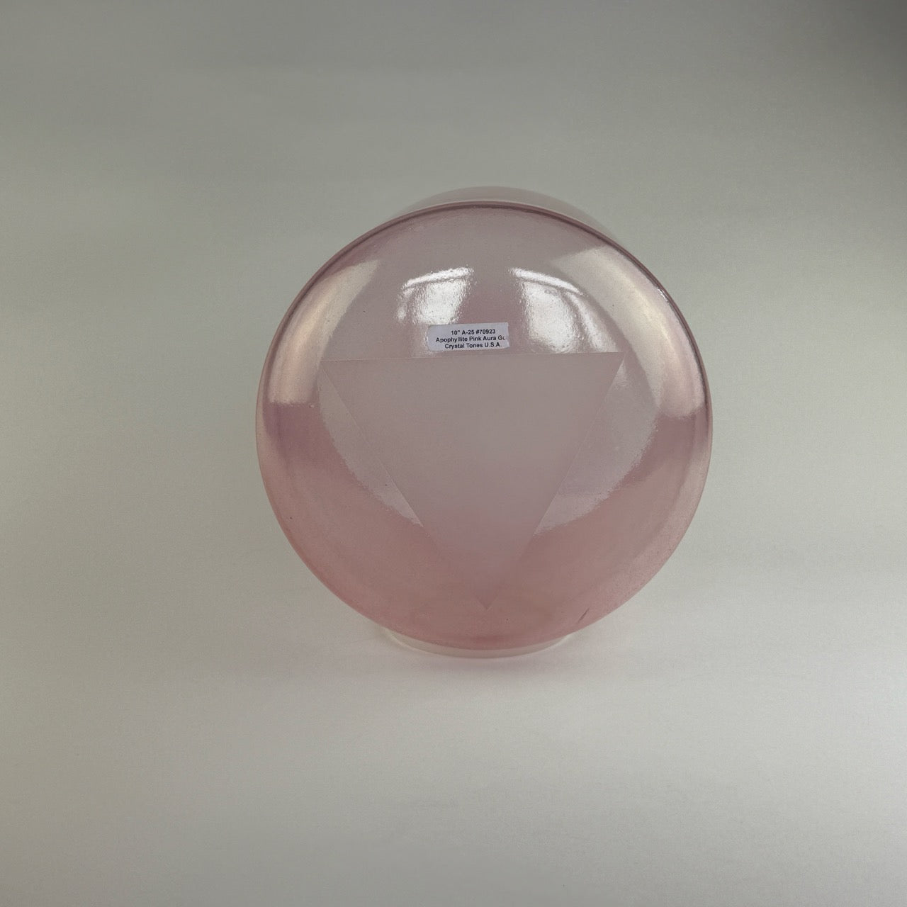 10" A-25 Apophyllite, Pink Aura Gold Alchemy™ Crystal Bowl