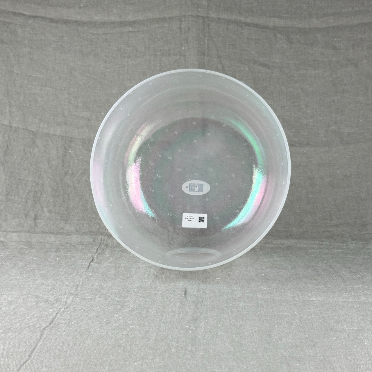 10" A-50 Platinum Alchemy™ Crystal Bowl