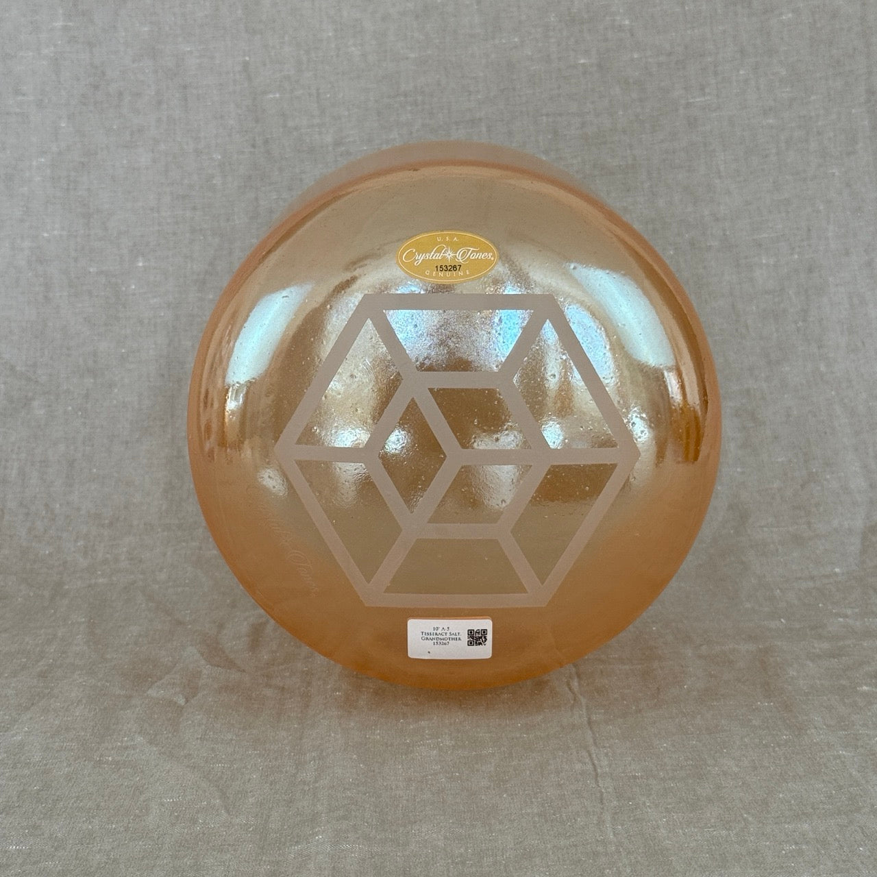 10" A-5 Tesseract Salt, Grandmother Alchemy™ Crystal Bowl