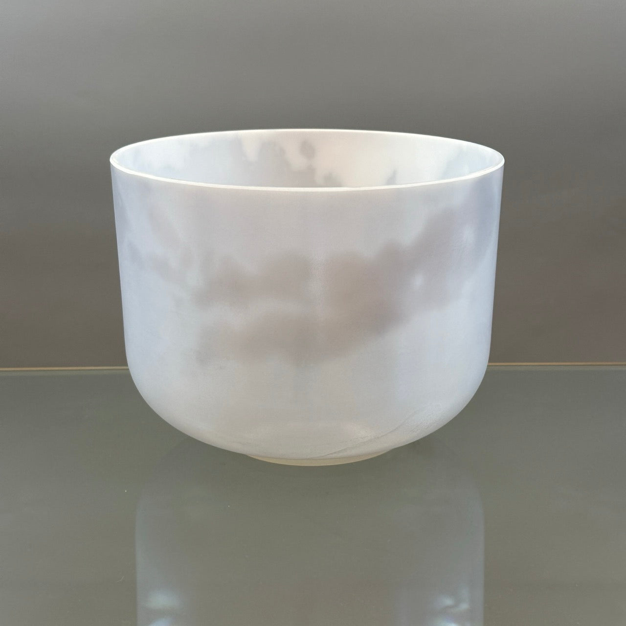10" A#-40 Ocean Indium Alchemy™ Crystal Bowl® Side View