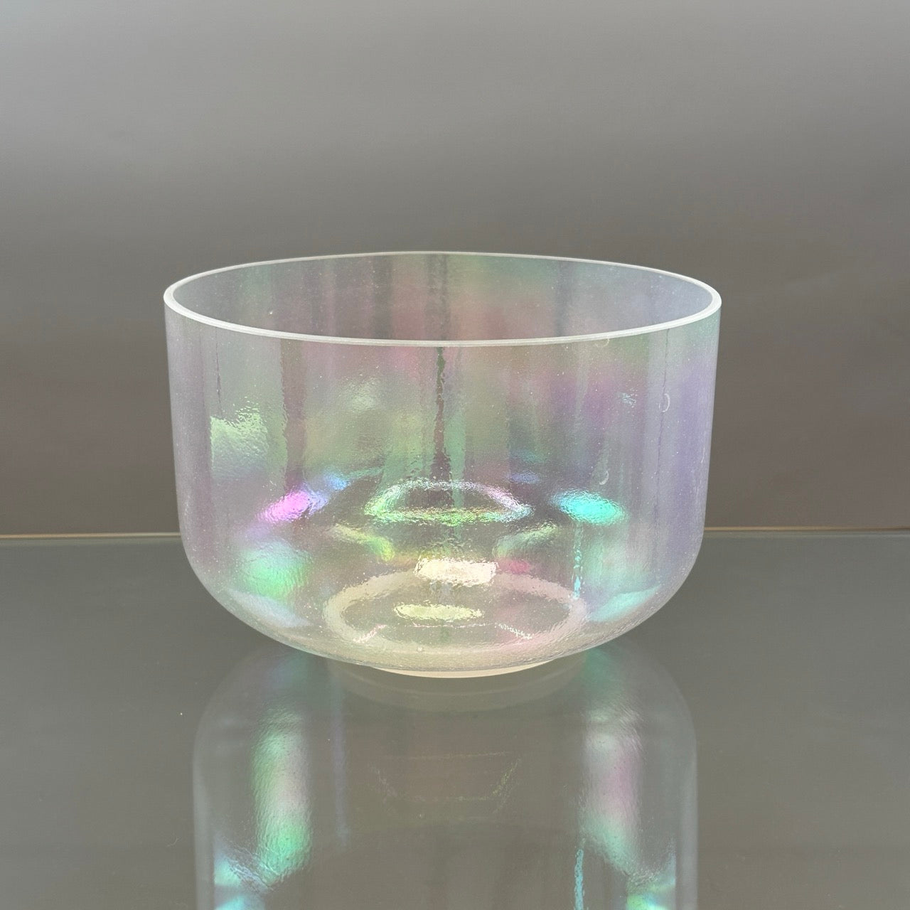 10" B-40 Platinum Alchemy™ Crystal Bowl® Side View