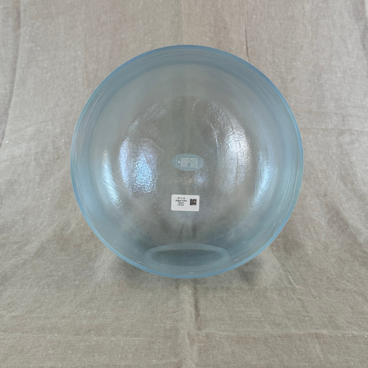 10" C-15 Aqua Aura Gold Alchemy™ Crystal Bowl