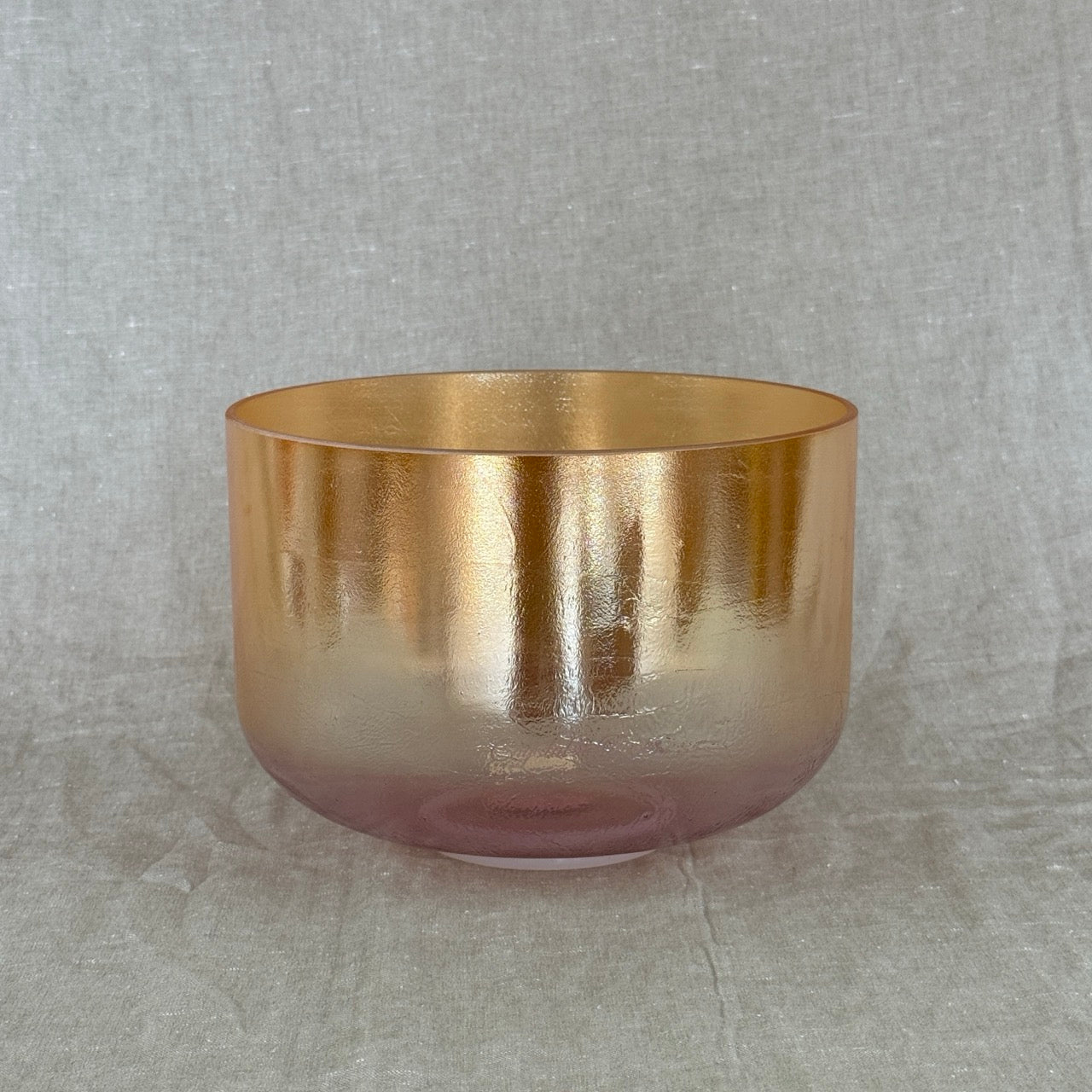 10" C-45 Grandmother, Pink Aura Gold (Base) Alchemy™ Crystal Bowl
