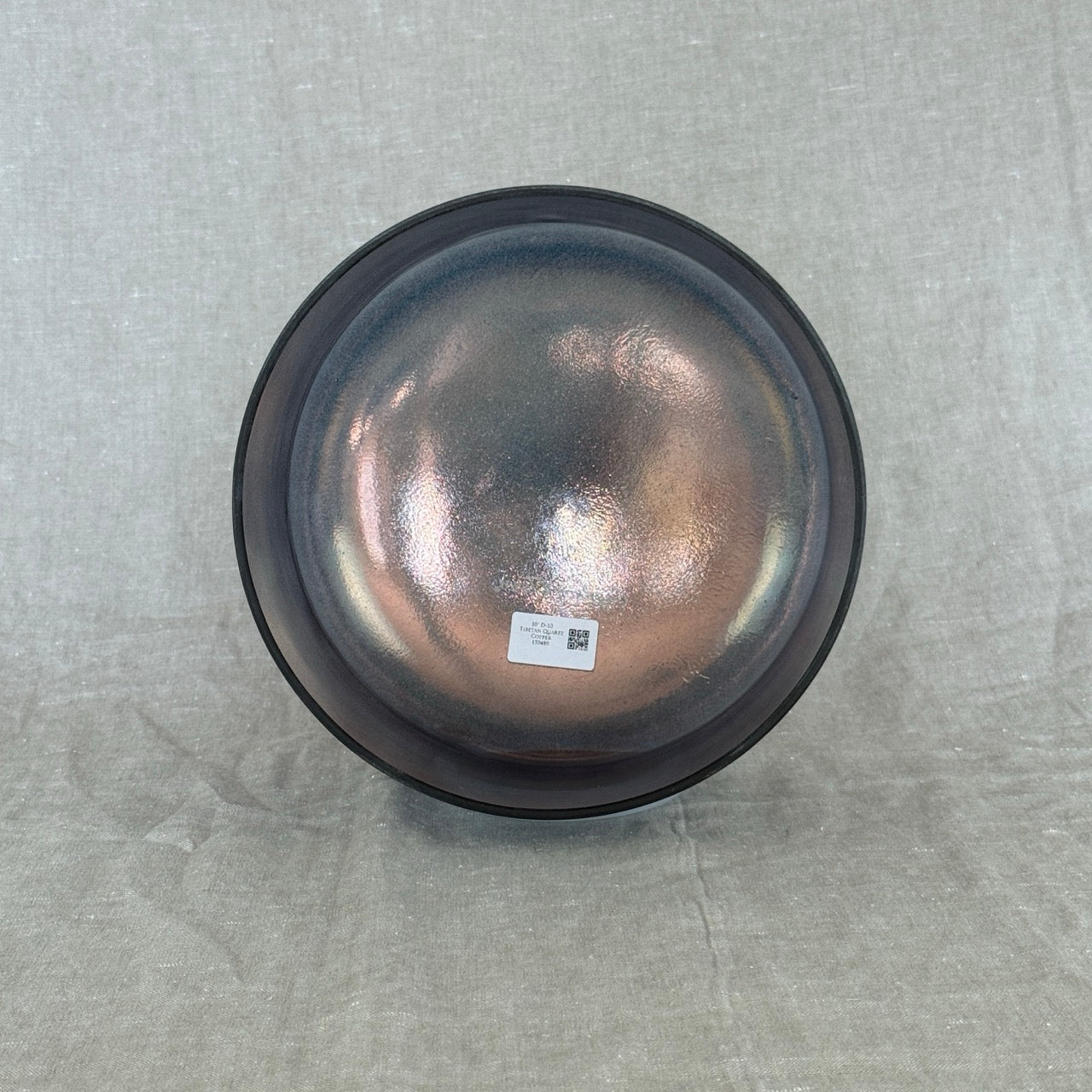 10" D-10 Tibetan Quartz Copper Alchemy™ Crystal Bowl
