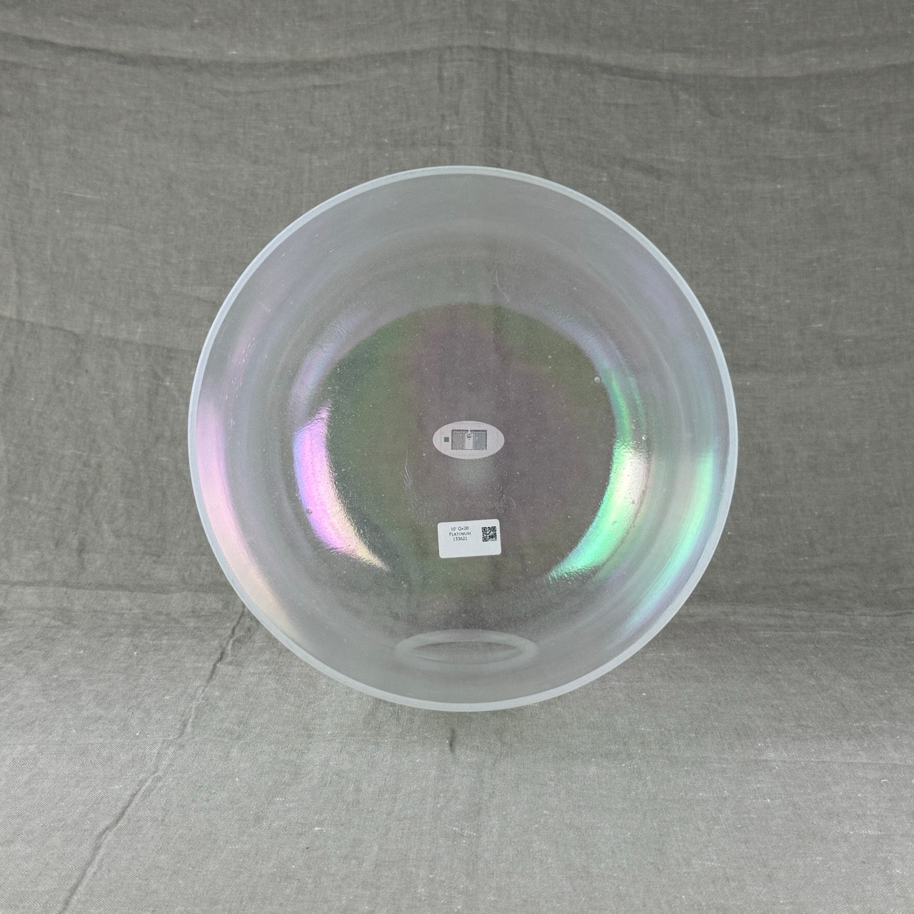 10" G+20 Platinum Alchemy™ Crystal Bowl