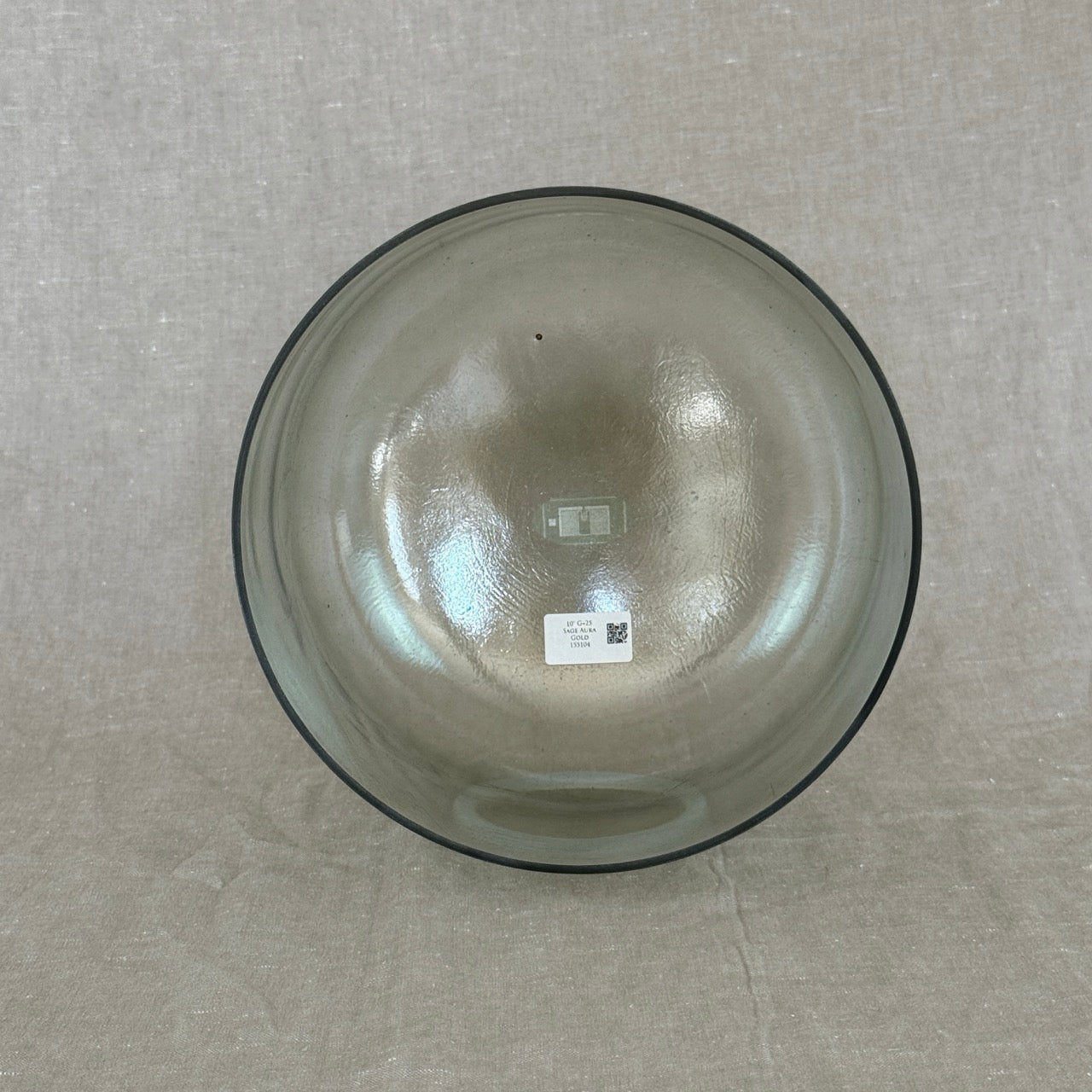 10" G+25 Sage Aura Gold Alchemy™ Crystal Bowl