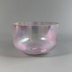 12" A+10 Violet Flame Aura Morph Alchemy™ Crystal Bowl® Side View