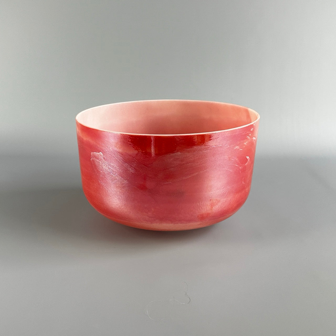 12" D#-30 Rhodochrosite, Palladium Alchemy™ Crystal Bowl® Side View