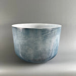 12" D+25 Zeal Point Ocean Gold Alchemy™ Crystal Bowl® Side View