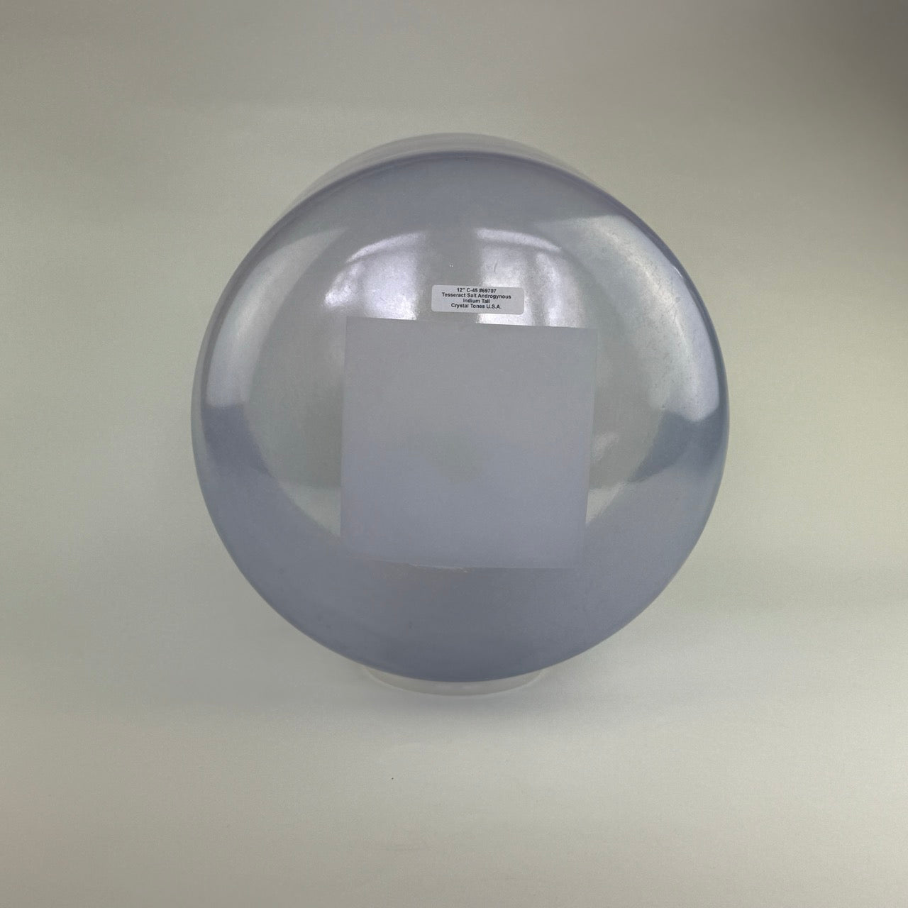 12" C-45 Tesseract Salt, Androgynous Indium Alchemy™ Crystal Bowl