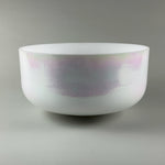 12” C+40 Mother of Platinum Frosted Inside Alchemy™ Crystal Bowl (Side View)