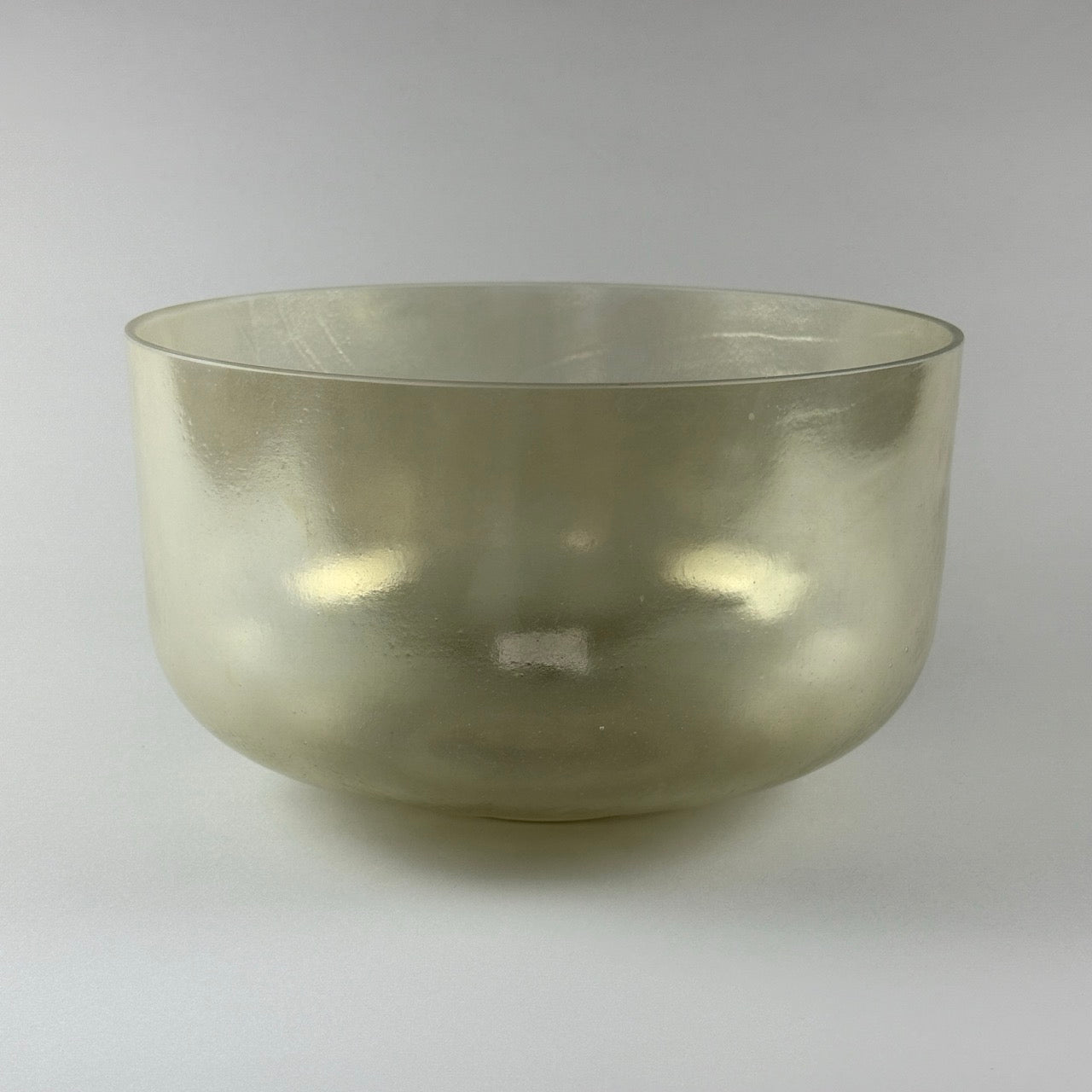 12” G+35 Smokey Quartz Alchemy™ Crystal Bowl (Side View)