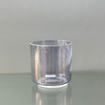 6" C+25 Azeztulite, Violet Aura Gold Alchemy™ Crystal Bowl® Side View