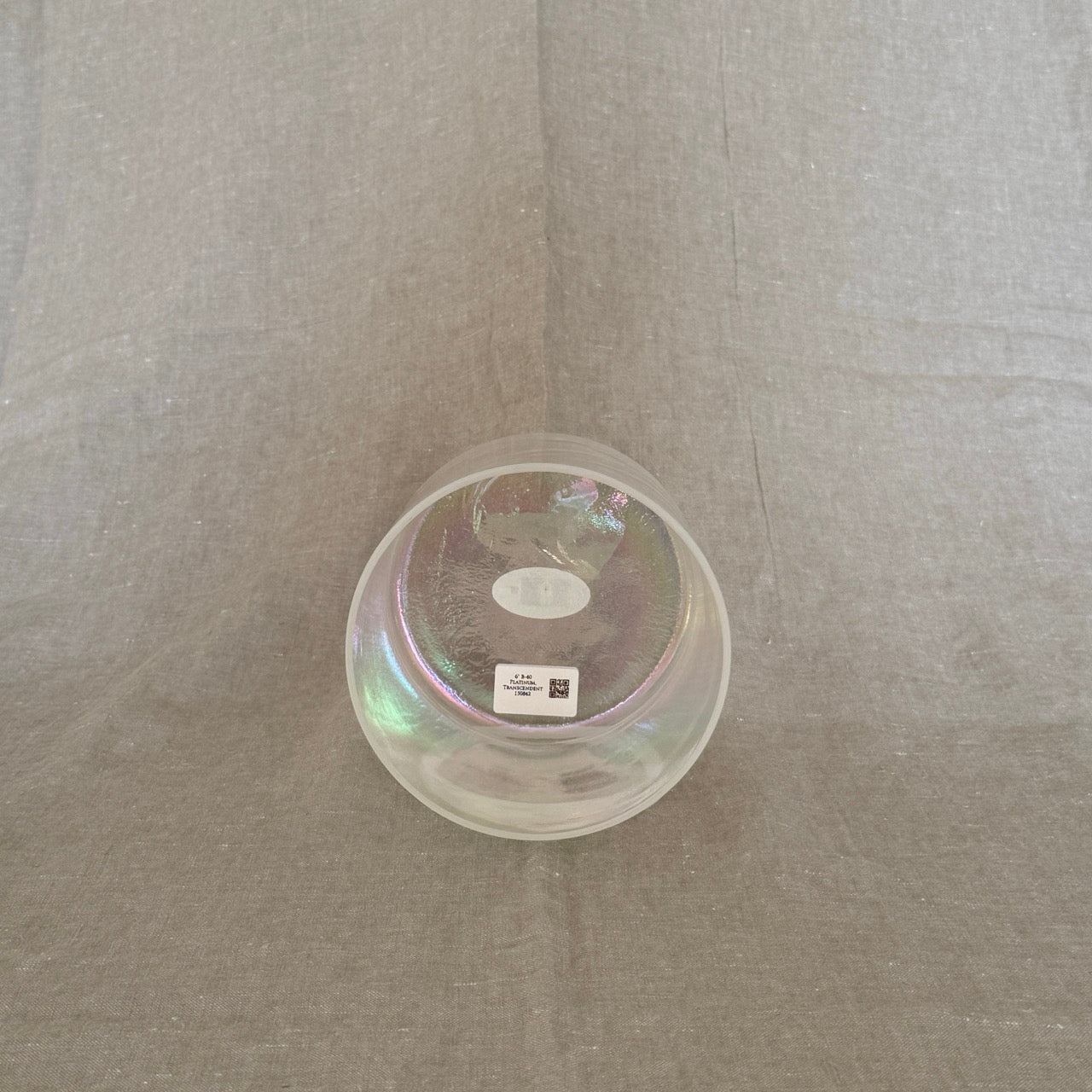 6" B-40 Platinum, Transcendent Alchemy™ Crystal Bowl