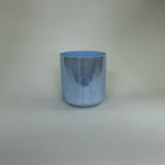 6" C+45 Turquoise, White Light Angel Gold Alchemy™ Crystal Bowl