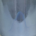 6" C+45 Turquoise, White Light Angel Gold Alchemy™ Crystal Bowl