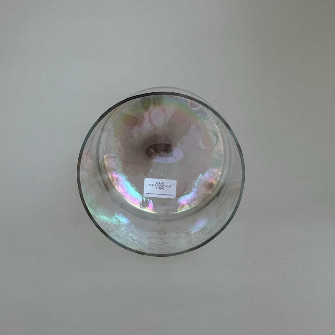 6" E+35 Super 7, Platinum (Outside) Alchemy™ Crystal Bowl