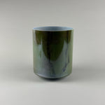 6” G0 Mt. Shasta Serpentine, White Light Angel Gold Frosted Inside Alchemy™ Crystal Bowl (Side View)