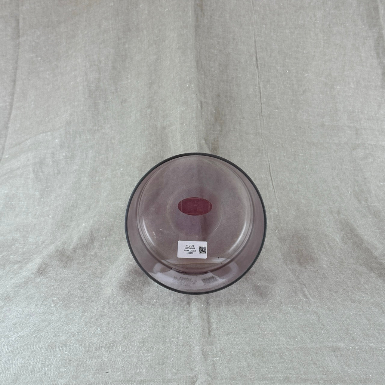 6" G+50 Lavender Aura Gold Alchemy™ Crystal Bowl
