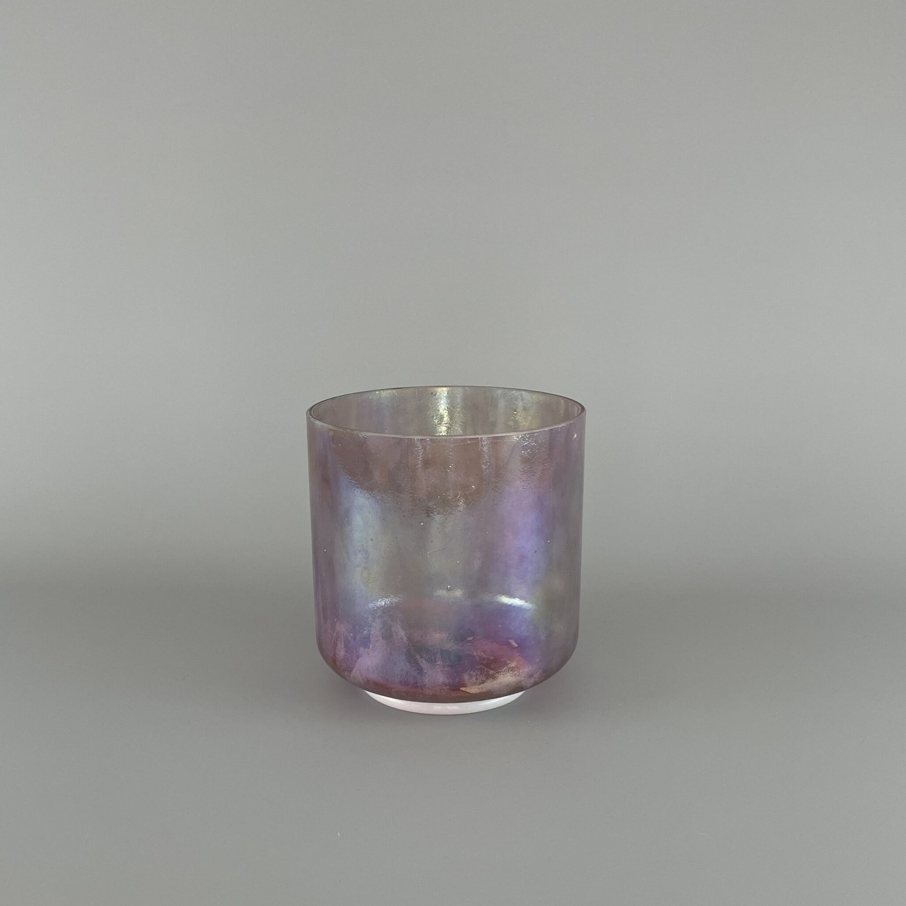 7" A+5 Divine Twin Violet Flame Kryon Alchemy™ Crystal Bowl®  Side View