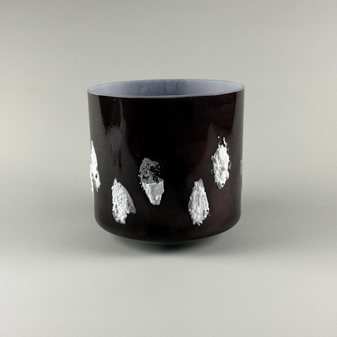 7” A+25 Anchi Frosted Inside Alchemy™ Crystal Bowl (Side View)