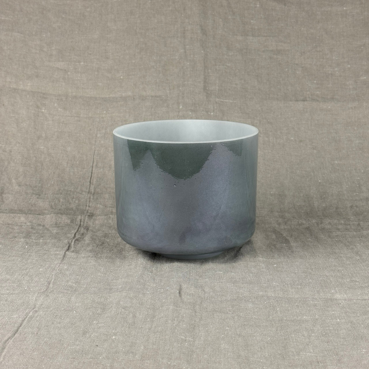 7" B-30 Moldavite, Green Heart Ocean Gold Alchemy™ Crystal Bowl