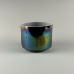 7” B-45 Charcoal, Platinum Alchemy™ Crystal Bowl (Side View)
