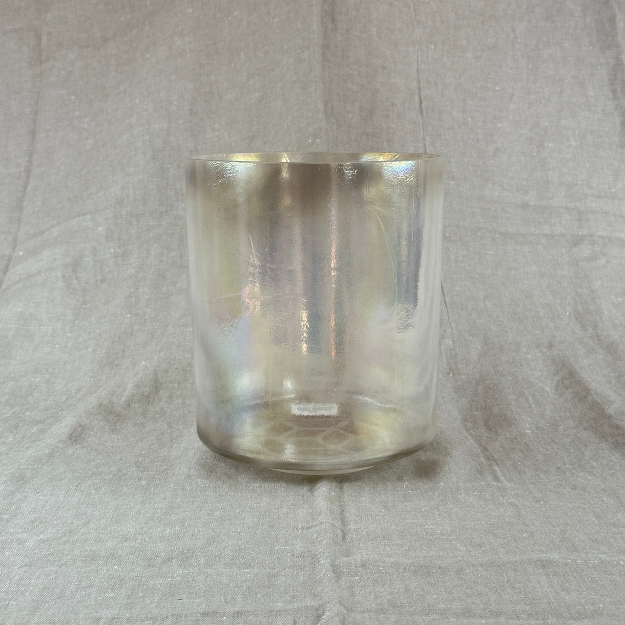 7" D+40 Tesseract Salt, Palladium Bowl Alchemy™ Crystal Bowl