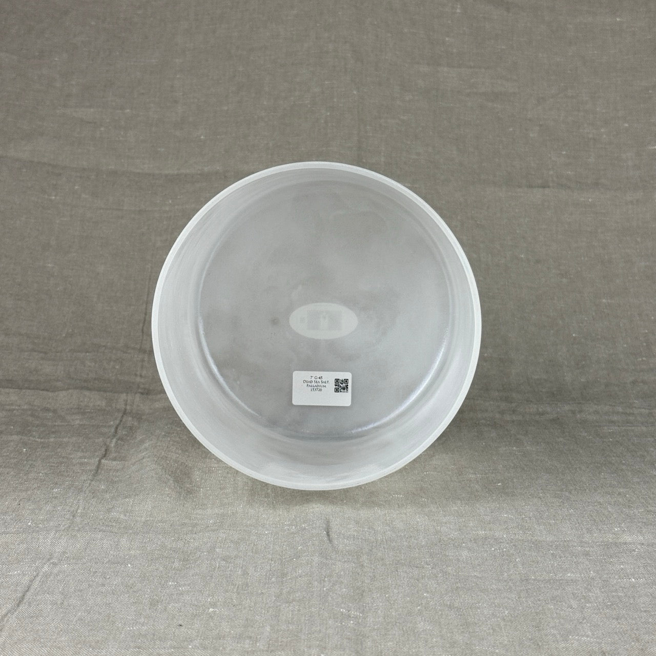 7" G-45 Dead Sea Salt, Palladium Alchemy™ Crystal Bowl
