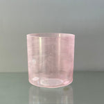 8" D+15 Great Salt Lake Salt, Pink Aura Gold Morph Alchemy™ Crystal Bowl® Side View