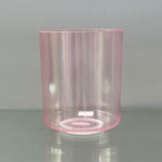 8″ F-20 Pink Aura Gold Tall Alchemy™ Crystal Bowl® Side View
