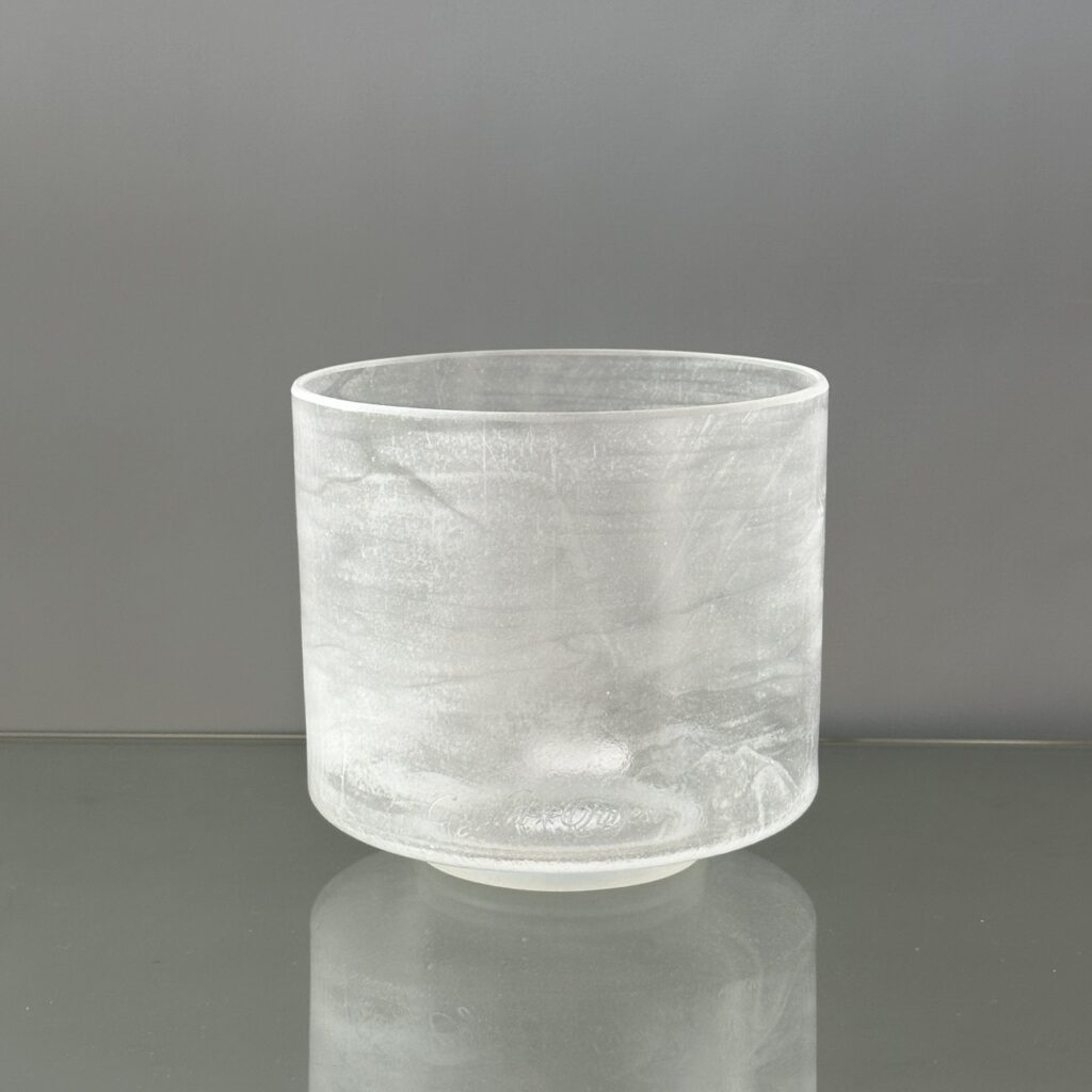 8" G-20 Dead Sea Salt Alchemy™ Crystal Bowl® Side View