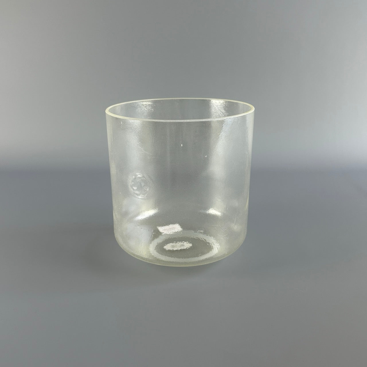 8" D+25 Lemon Aura Gold Morph Alchemy™ Crystal Bowl® Side View