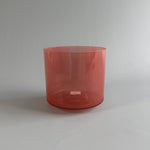 8" F-15 Rose Quartz Alchemy™ Crystal Bowl® Side View