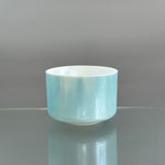 8" A+10 Ocean Gold, Platinum (inside) Alchemy™ Crystal Bowl® Side View