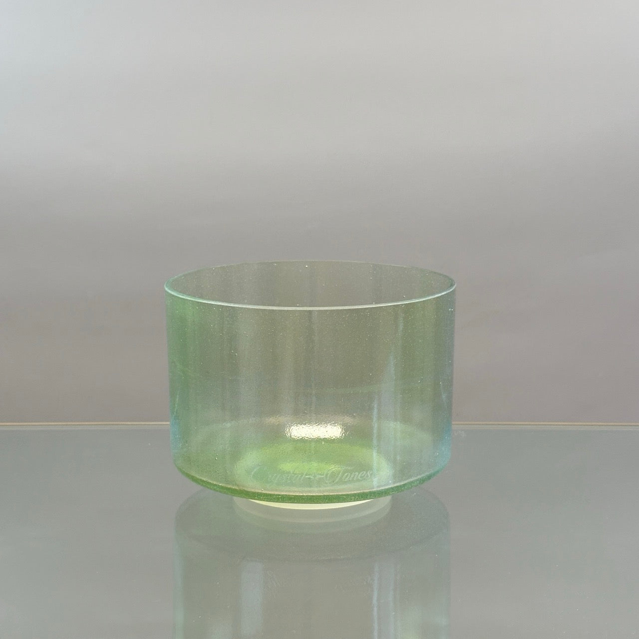 8" A+5 Peridot Alchemy™ Crystal Bowl© Side View
