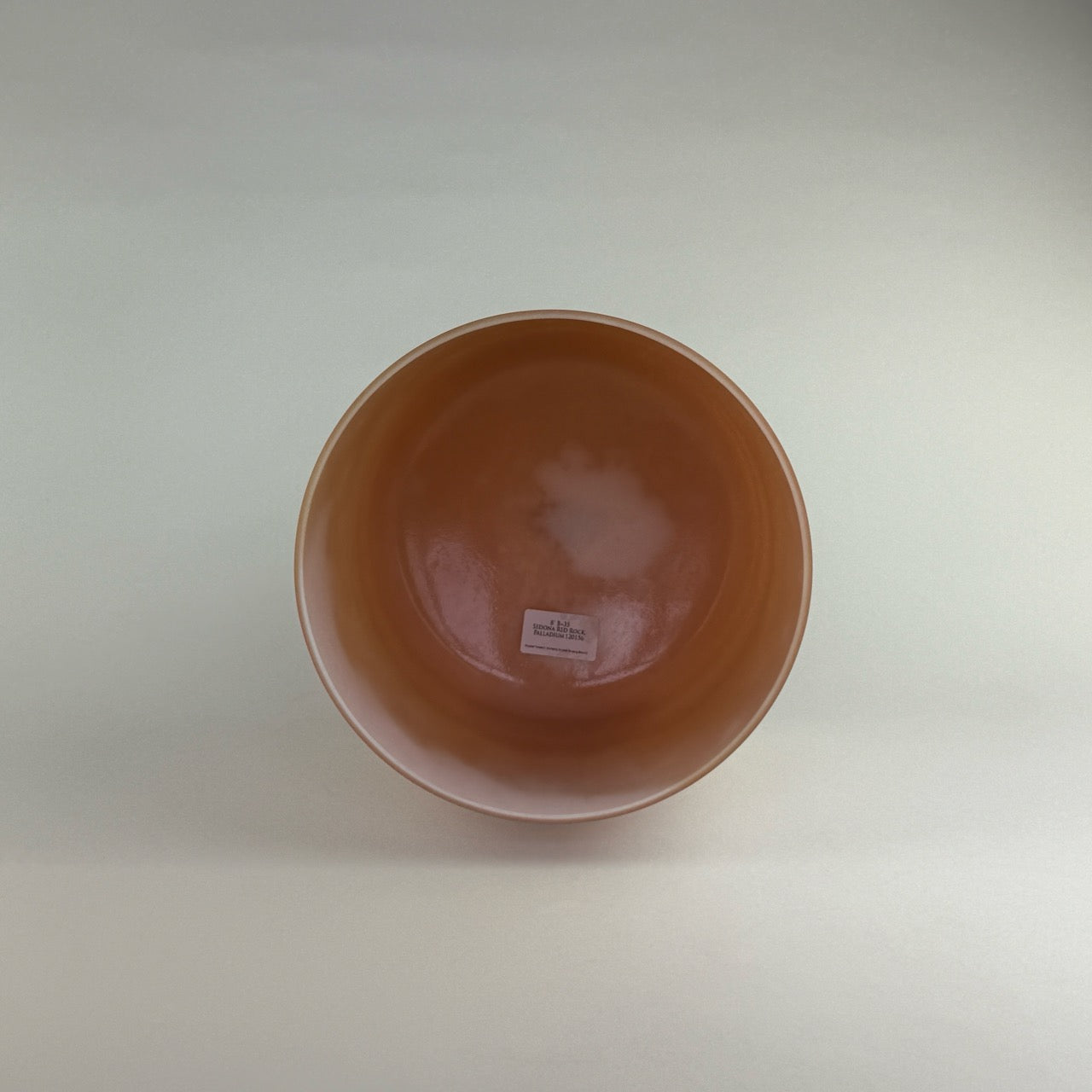 8" B+35 Sedona Red Rock, Palladium (Outside) Alchemy™ Crystal Bowl