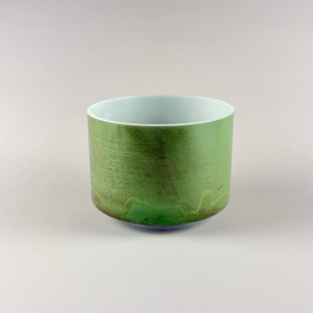 8” B-40 Itoigawa Jade Alchemy™ Crystal Bowl (Side View)