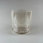 8” C+45 Phenacite, White Light Aura Gold Alchemy™ Crystal Bowl (Side View)