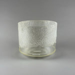 8” C+5 Lemurain Seed, Lemon Aura Gold (Binaural) Alchemy™ Crystal Bowl (Side View)