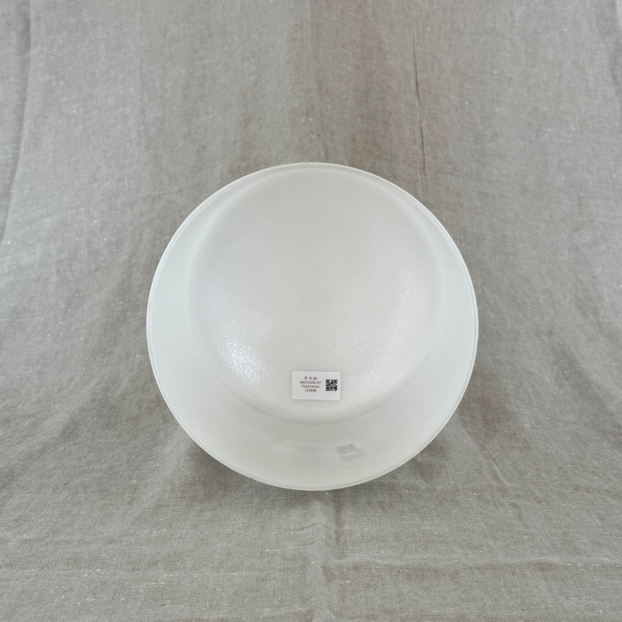 8" D-25 Mother Of Platinum Alchemy™ Crystal Bowl