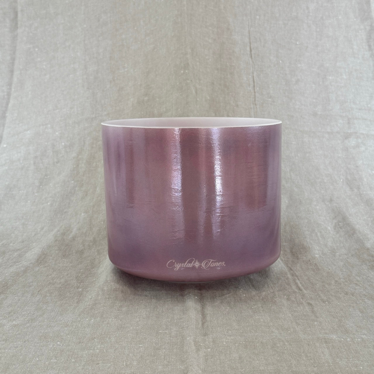 8" D+35 Lavender Sunset Gold Alchemy™ Crystal Bowl