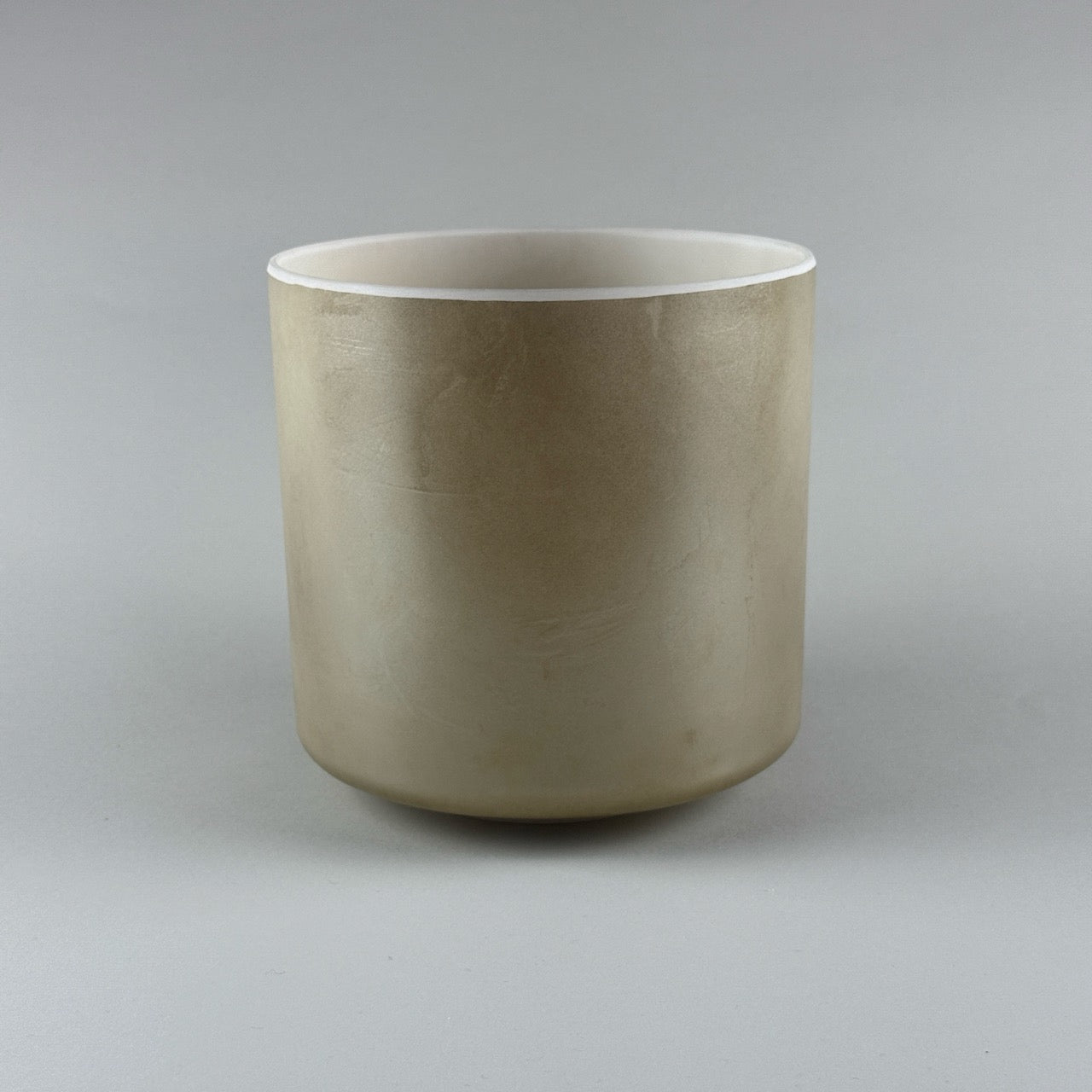 8” D#+40 Great Salt Lake Salt, Smokey Quartz Alchemy™ Crystal Bowl (Side View)