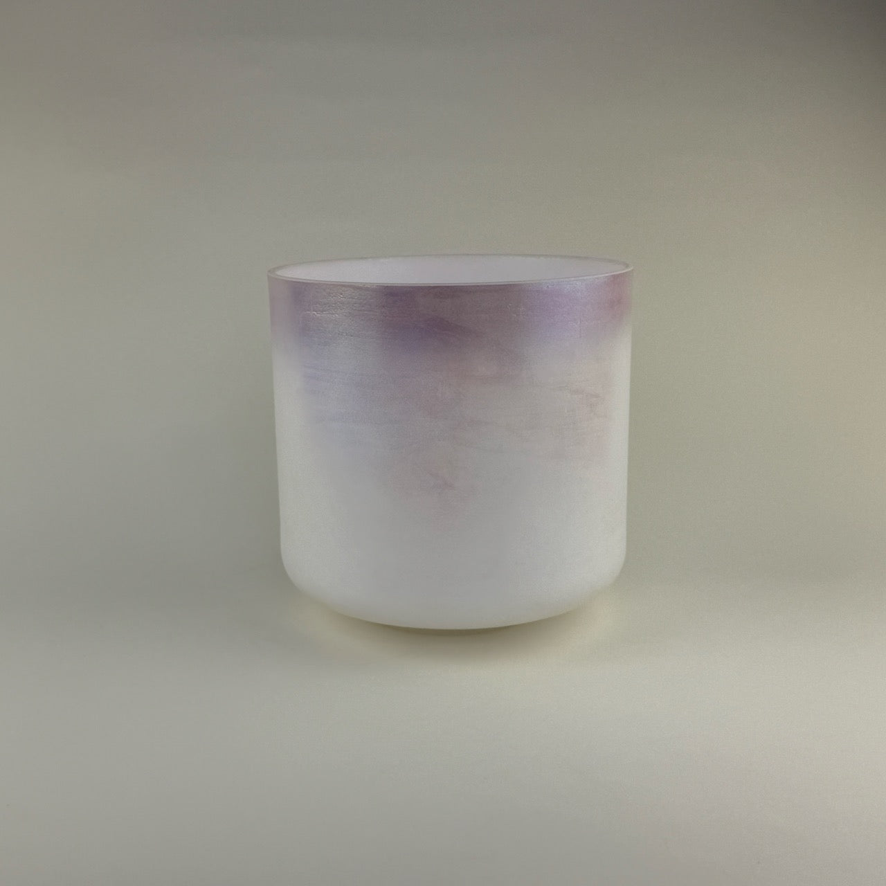 8" E+10 Mother Of Platinum, Violet Flame Sky (Rim) Alchemy™ Crystal Bowl