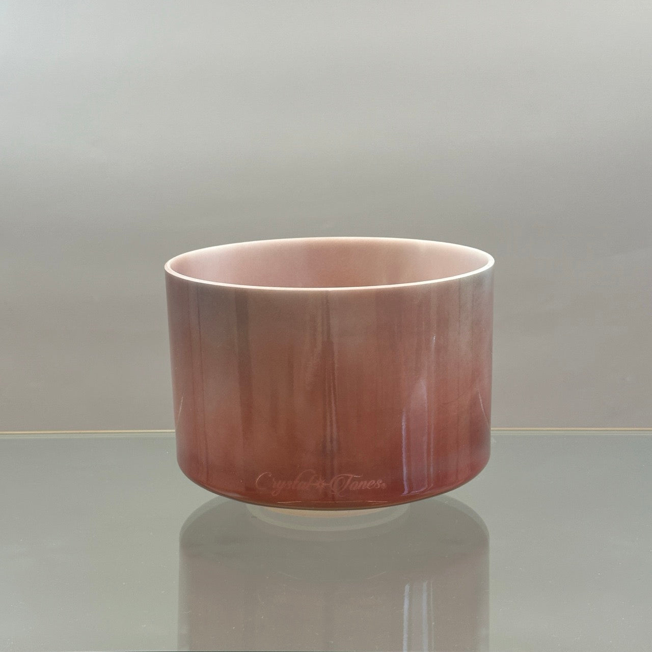 8" E+20 Ruby Alchemy™ Crystal Bowl® Side View