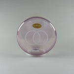 8” E-45 Sacred Feminine Kudaka Island Salt, Lemon Aura Gold, Pink Aura Gold (base) Alchemy™ Crystal Bowl (Base View)